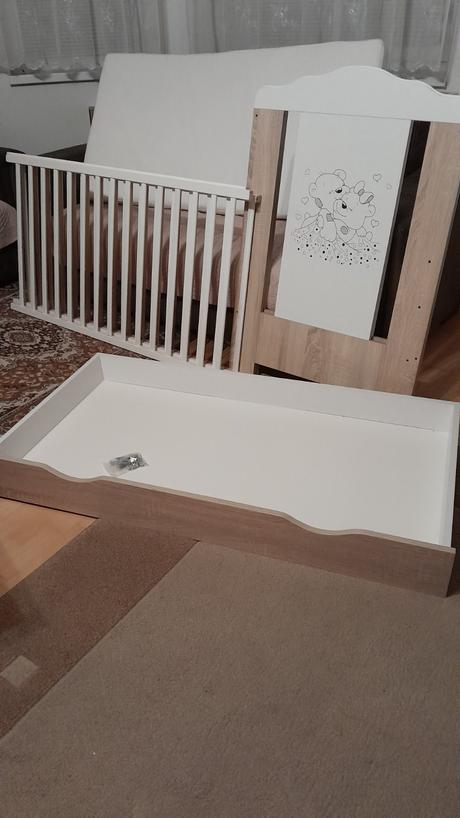 Detska postieľka s úložným priestorom +matrac, šírka (cm): 65,dĺžka (cm): 120