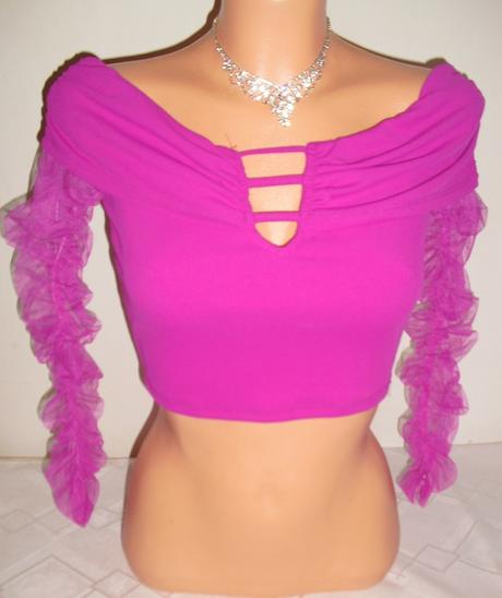 Taliansky luxusny bolerkovy topik, xs