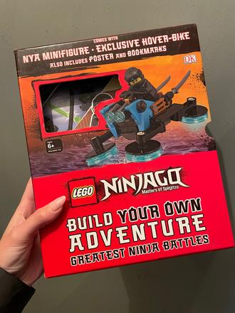 Kniha ninjago build your own adventure, 