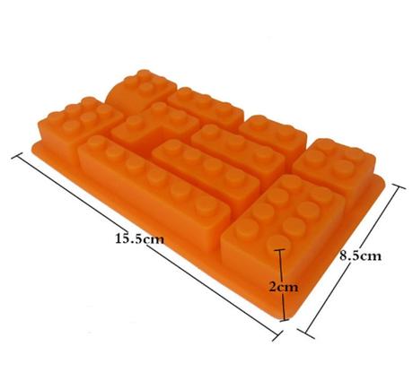 Silikónové formy lego panáčikovia a kocky,
