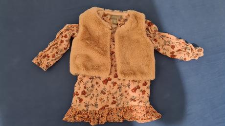 Šaty s kožušinou, primark,86