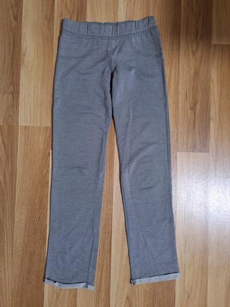 Tenké nohavice tezenis sivé veľkosť 140, tezenis,140