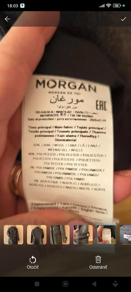 Kabát morgan, morgan,38