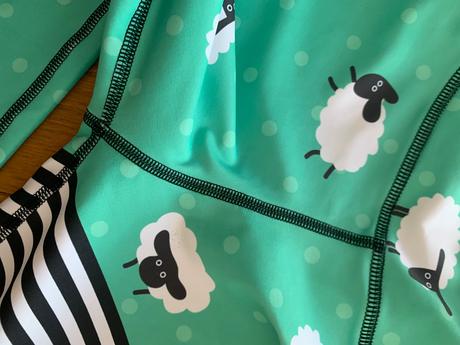 Abraka legíny s ovečky, s