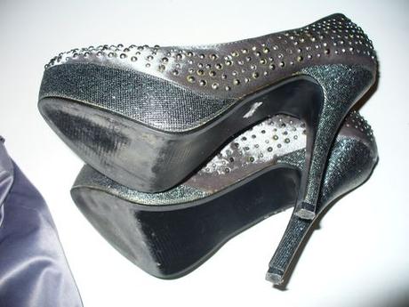 Šaty 38+topánky 38+kabelka+náušnice, 38