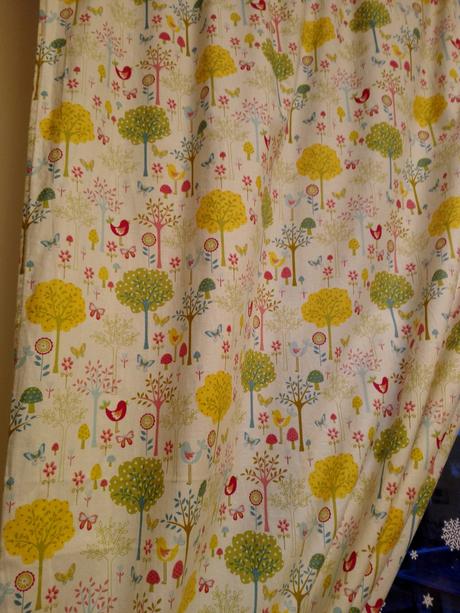 Kvalitne detske zavesy s vtacikmi, 