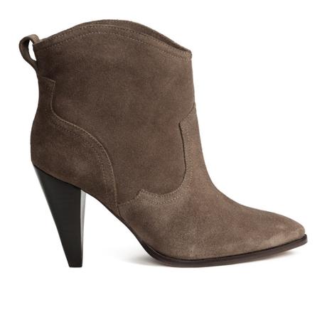 Kožené kotníčky, h&m,36