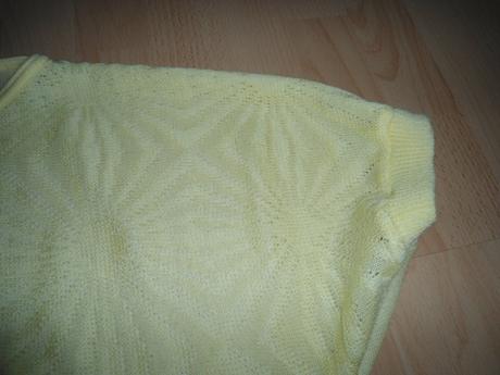 Zlty damsky letny svetrik, l