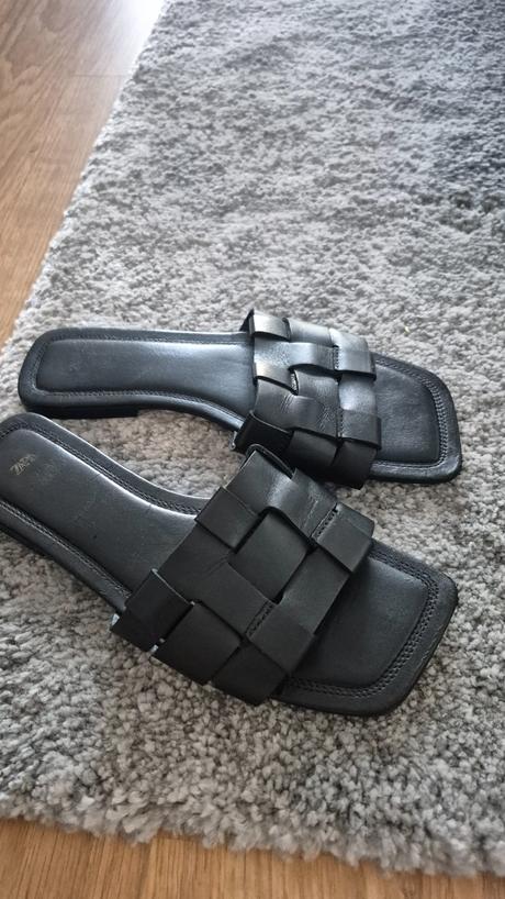 Kozene slapky zara, zara,38