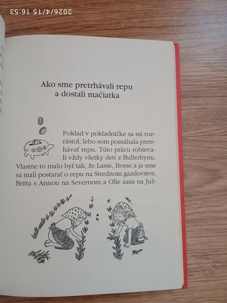 Trilógia deti z bullerbynu - astrid lindgrenová, 