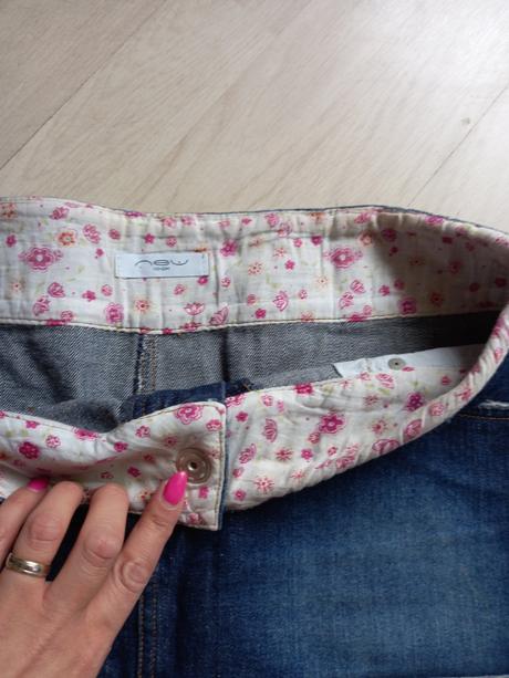 Riflová sukňa, new look,l