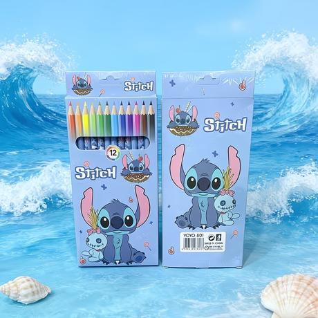 Pastelky 12ks lilo a stitch - skladom, obx-2,