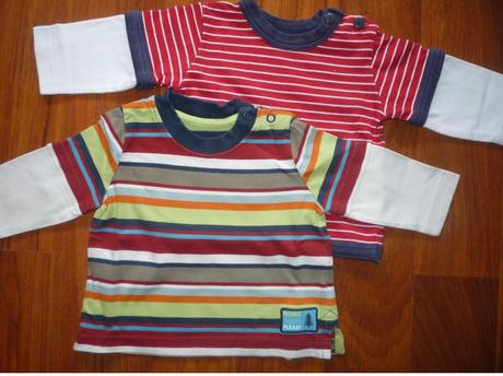 Farebné tričká, mothercare,62