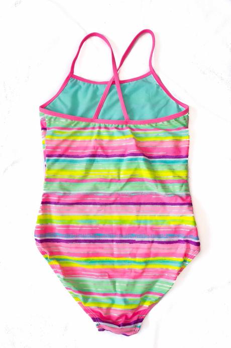 Dievčenské športové celé plavky veľ.152-164, 152