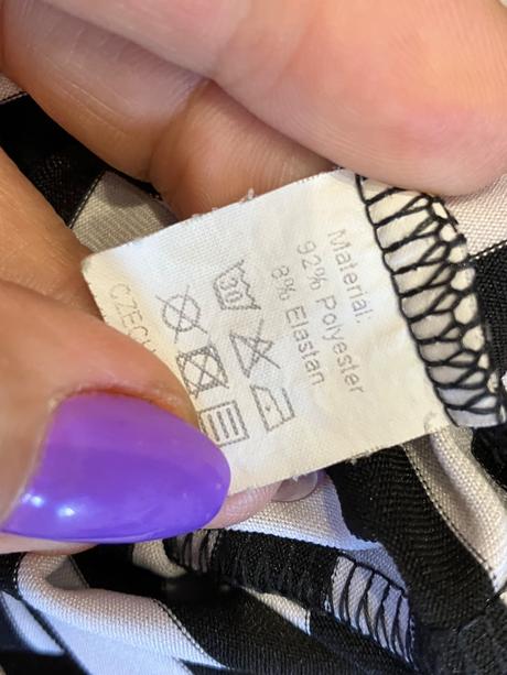 Dámsky pásikavý letný top, m