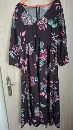 Maxi  tmavosede saty medicine, m