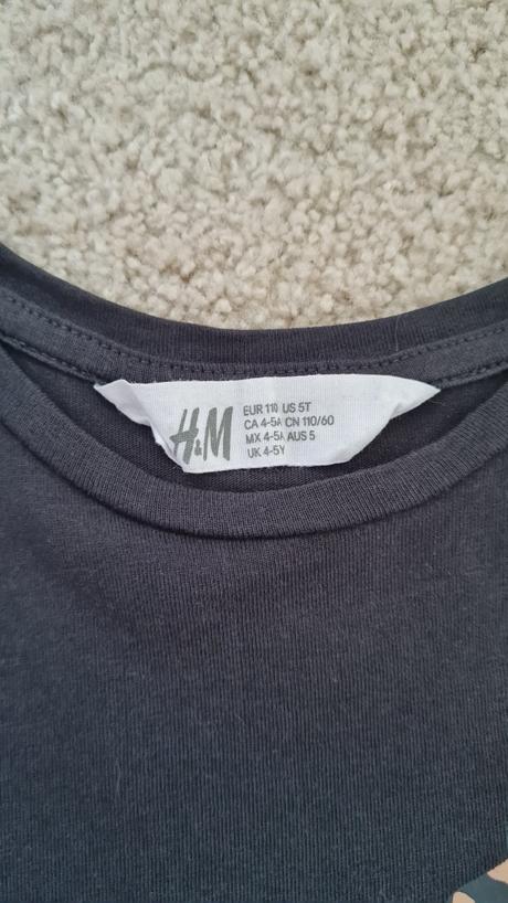Čierne šaty/tunika h&m, h&m,110
