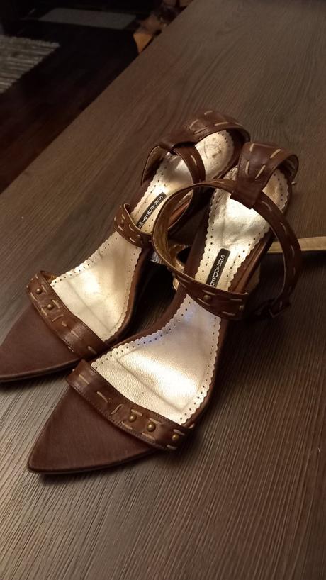 Sandále práva koža, mixer,38