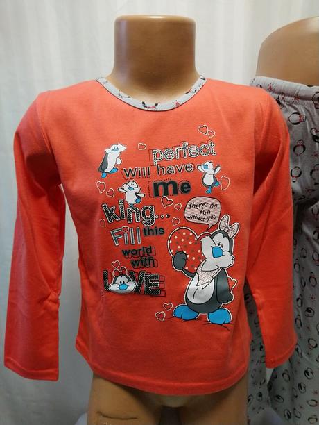 Dievčenské červené pyžamo, valerie dream, 104-110, 110