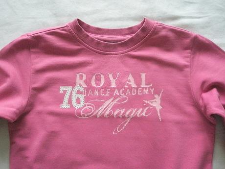 Ružová mikina veľ. 140, 140