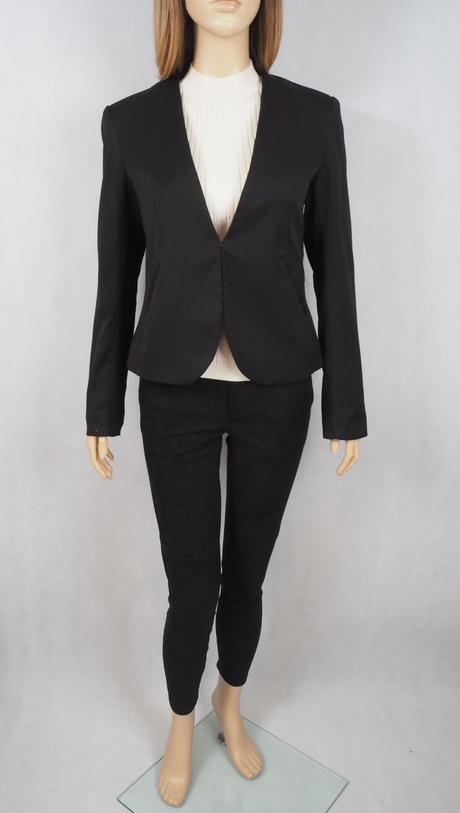 Kvalitné čierne sako h&m, h&m,42