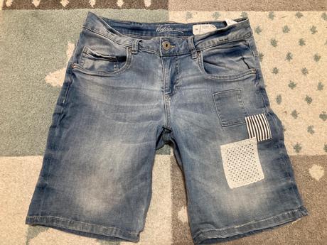 Riflovw kraťasy denim- zľava, denim,s