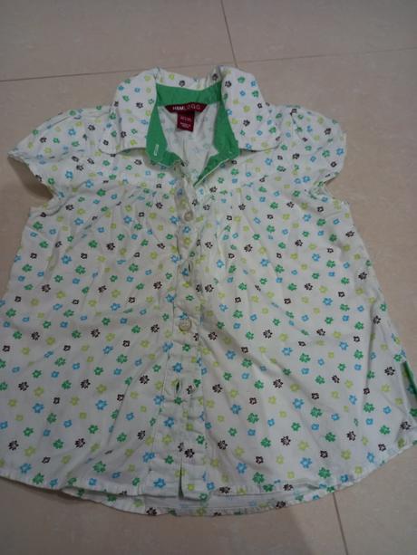 Dievcenska košeľa, h&m,122