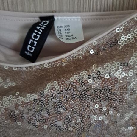 Trblietavé šaty, h&m,32