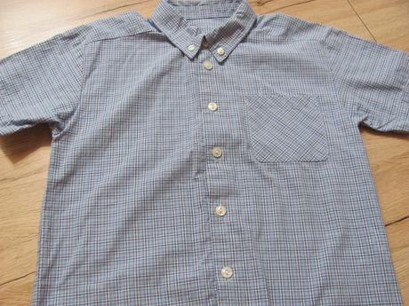 Károvaná modrá košeľa, st michael,116