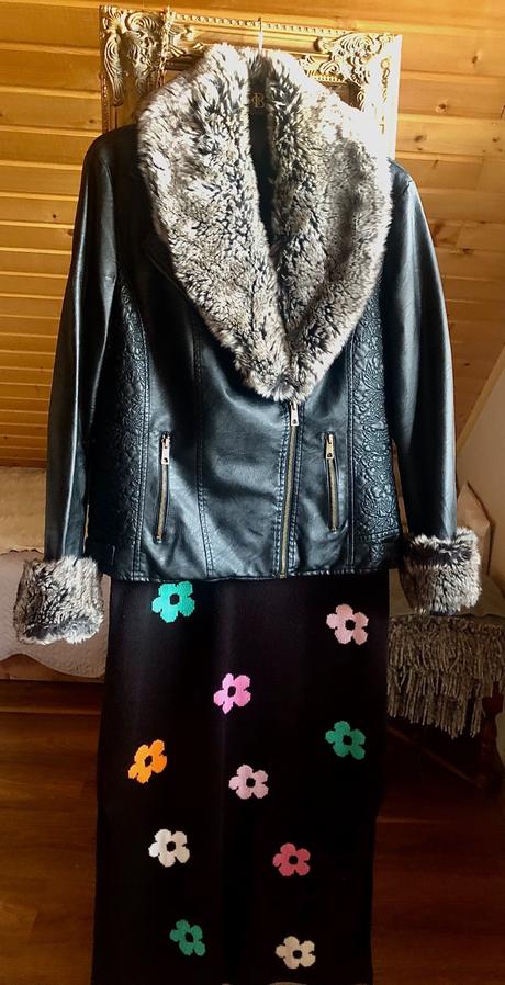 Koženková bunda, koženka l, xl, xl