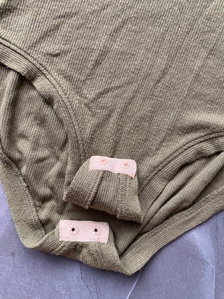 Alix - olivové body, xs