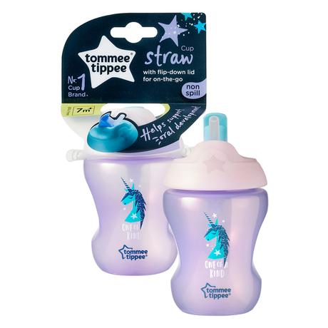 Tommee tippee 470157 pohár so slamkou 230ml, 7m+,