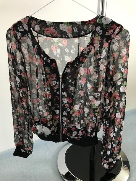 Priesvitná bundička, s