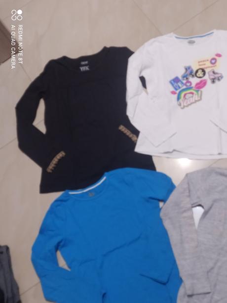 Balík tričiek veľ. 134/140, 122–134