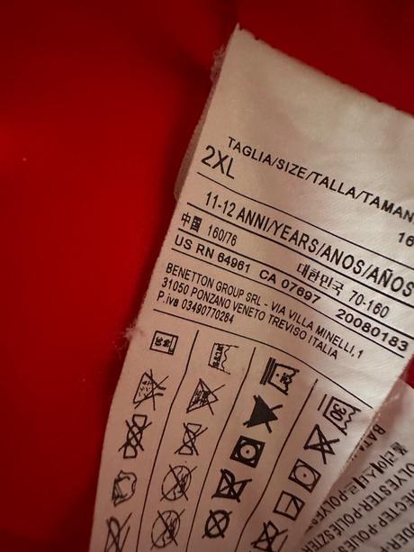 Zimná bunda, benetton,152