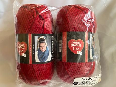 Red heart lisa big, 