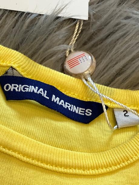 Dievčenské tričko žlté original marines (92), original marines,92