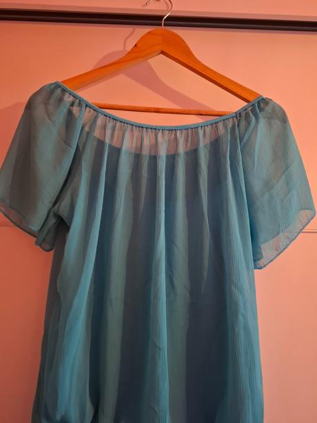 Dámska tyrkysová blúzka, m