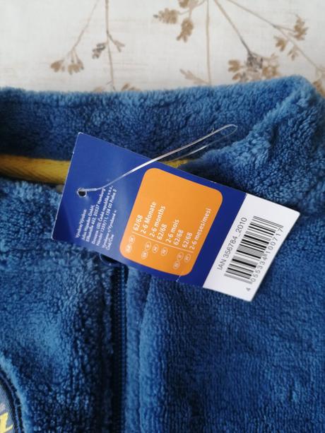 Nová mikina s visačkou 62/68, lupilu,62