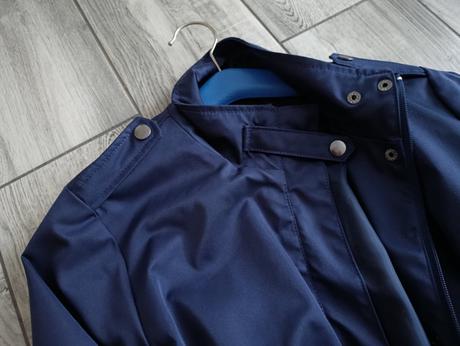 Tmavomodrý plašť - s - gate, gate,s