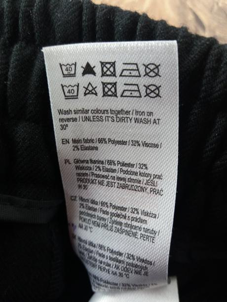 Dámske čierne nohavice f&f, f&f,44