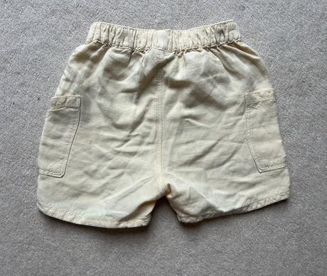 Žlté ľanové kraťase, zara,92