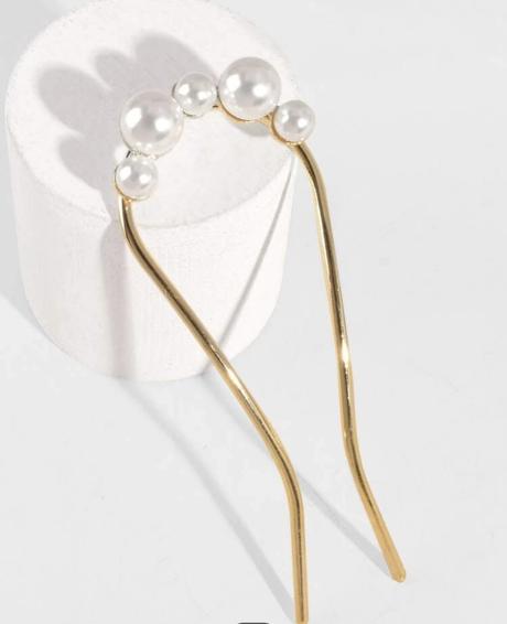 Spona do vlasov s perlami, 