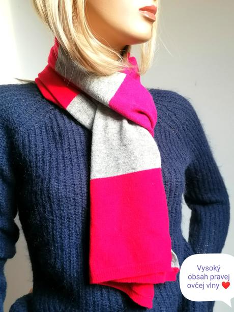 Carla f - šál zo zmesi merina, m