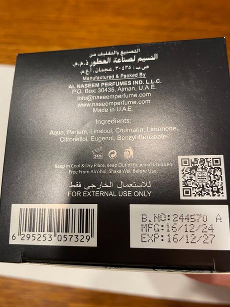 Predám arabský parfum naseem dunya, 