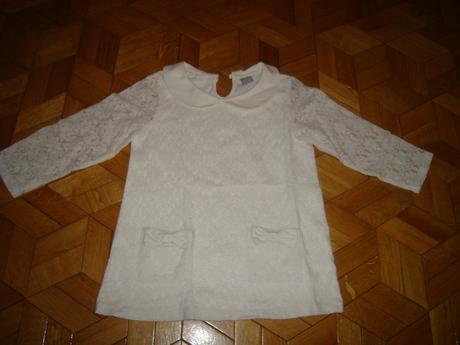 Slávnostné tričko s krajkou., tu,128