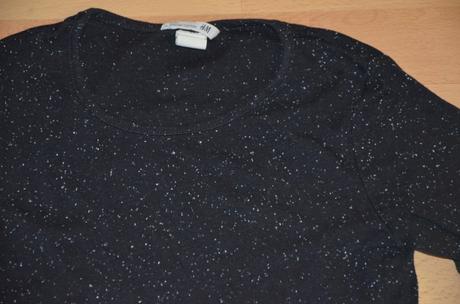 Tricko dlhy rukav h & m crop top kratsi strih, h&m,146