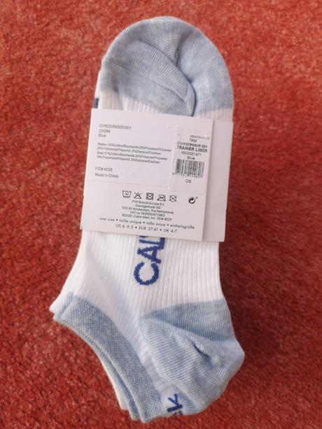 Calvin klein ponožky 6 párov, veľkosť 37-41, calvin klein,37 / 38 / 39 / 40 / 42