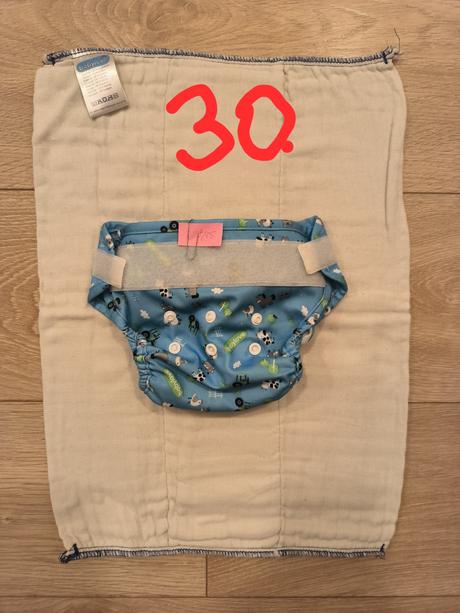Látkové plienky bambiroxy a babylove, bambi roxy,7 kg - 18 kg