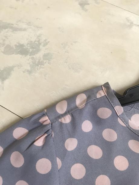 Hodvábna bodkovaná blúzka m/l, mohito,m